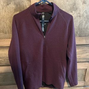 Never worn - Men’s Lululemon At ease half zip - small - cassis